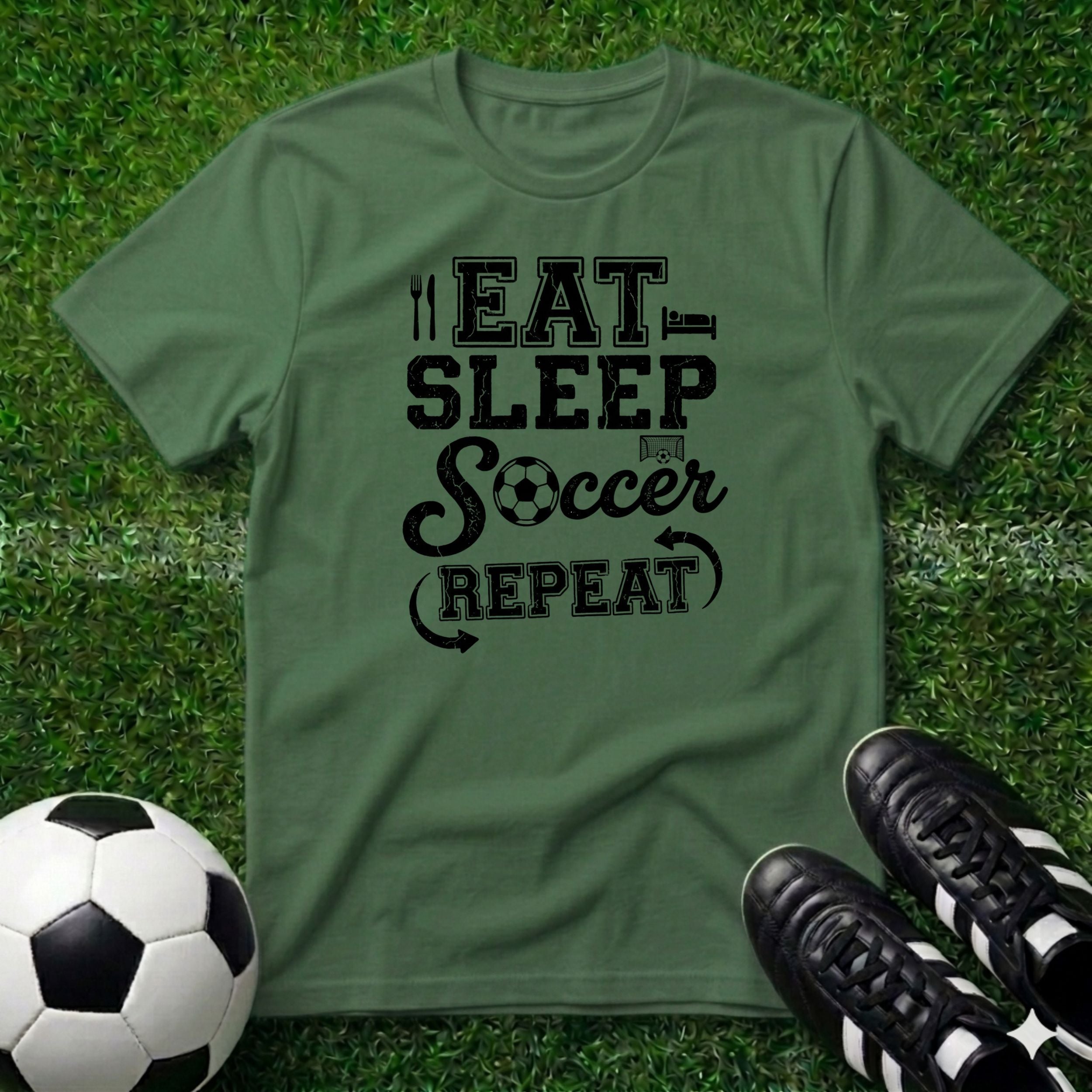 Eat Sleep Soccer Repeat T-Shirt