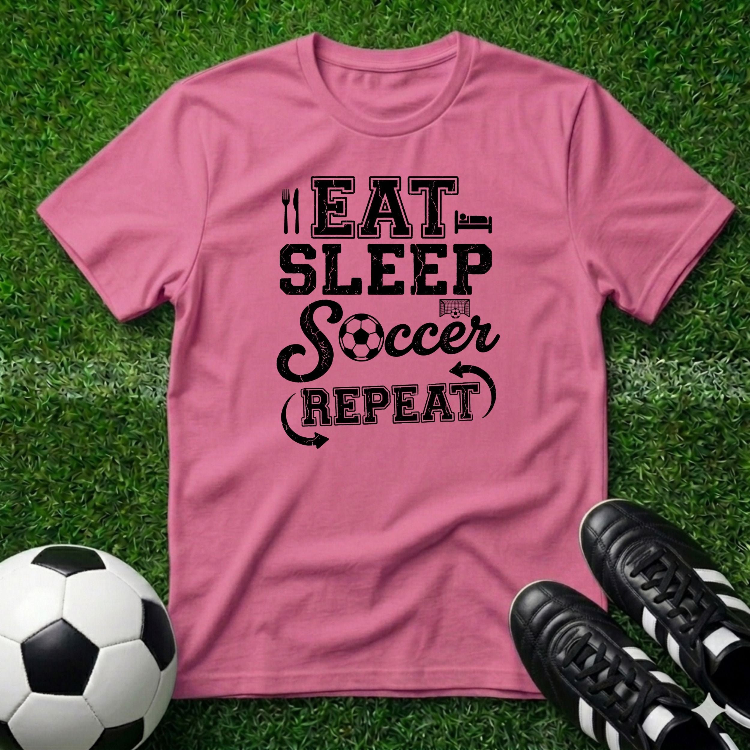 Eat Sleep Soccer Repeat T-Shirt