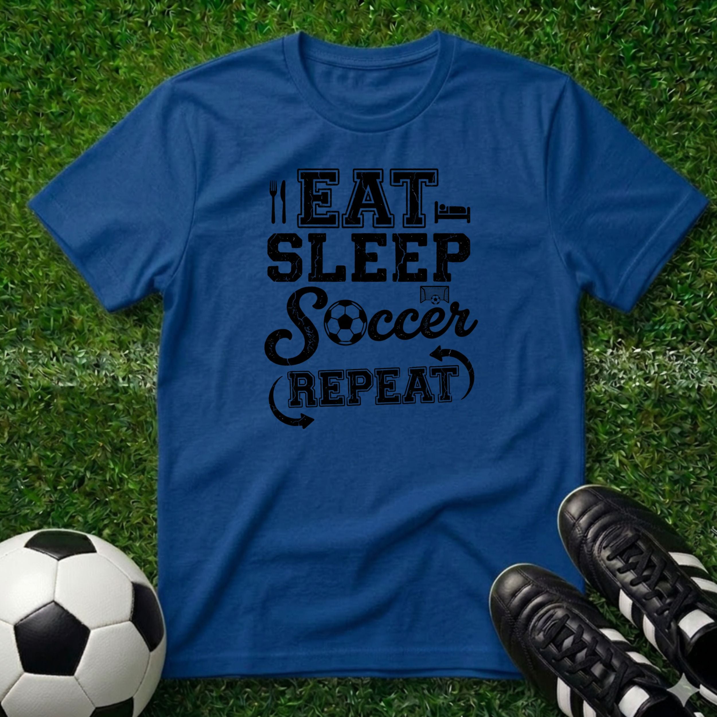 Eat Sleep Soccer Repeat T-Shirt