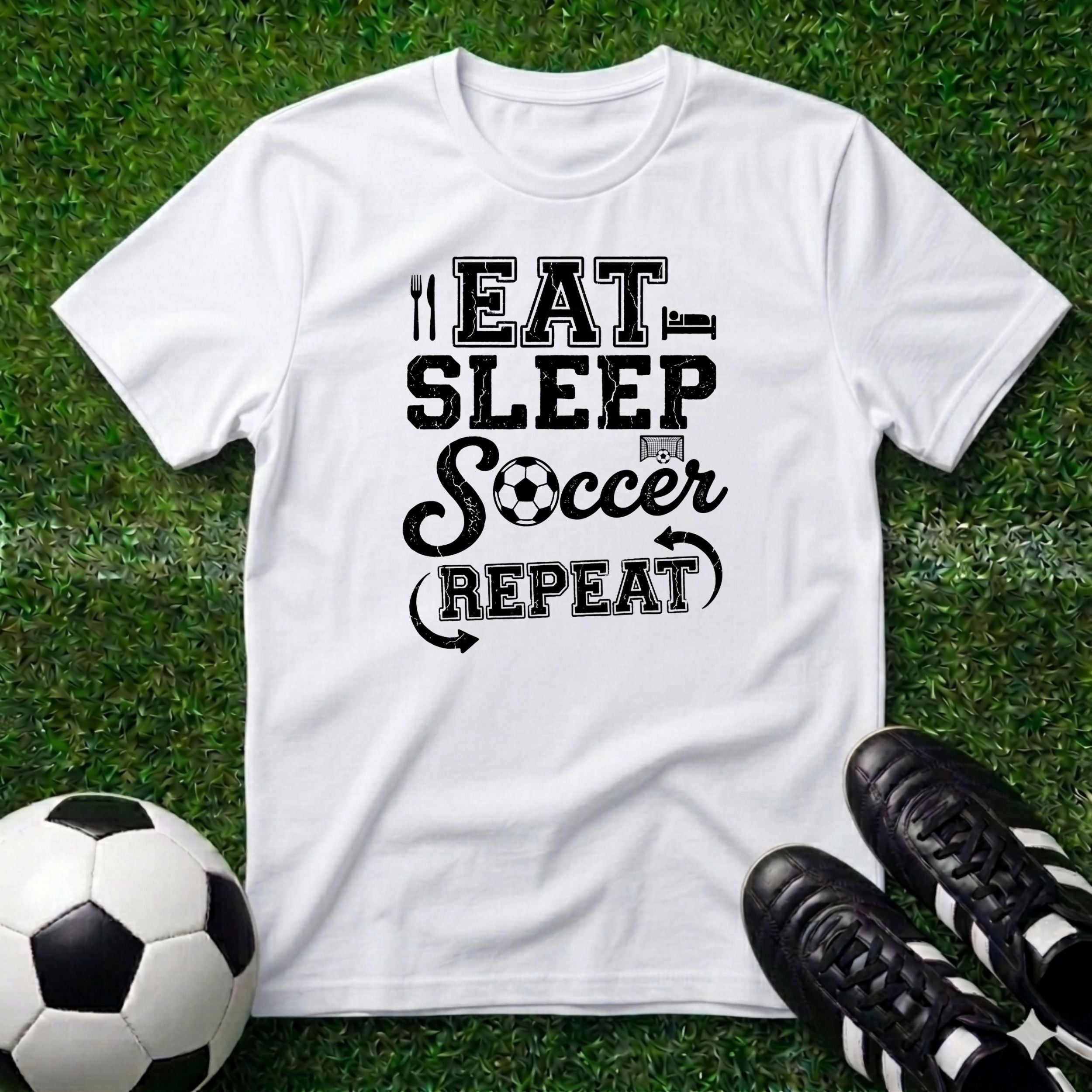 Eat Sleep Soccer Repeat T-Shirt
