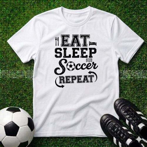Eat Sleep Soccer Repeat T-Shirt