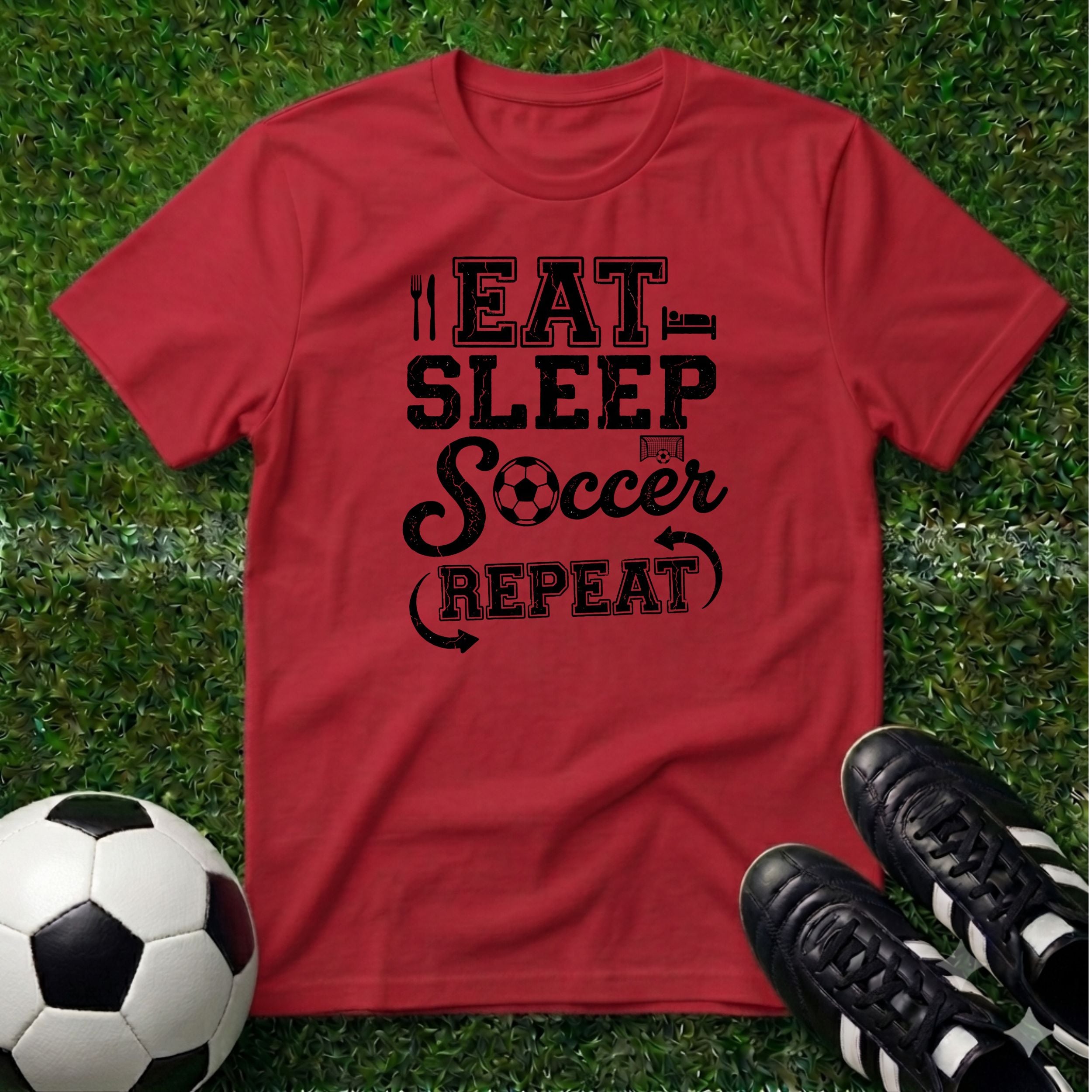 Eat Sleep Soccer Repeat T-Shirt