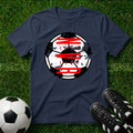 NVR Back Down Soccer T-Shirt