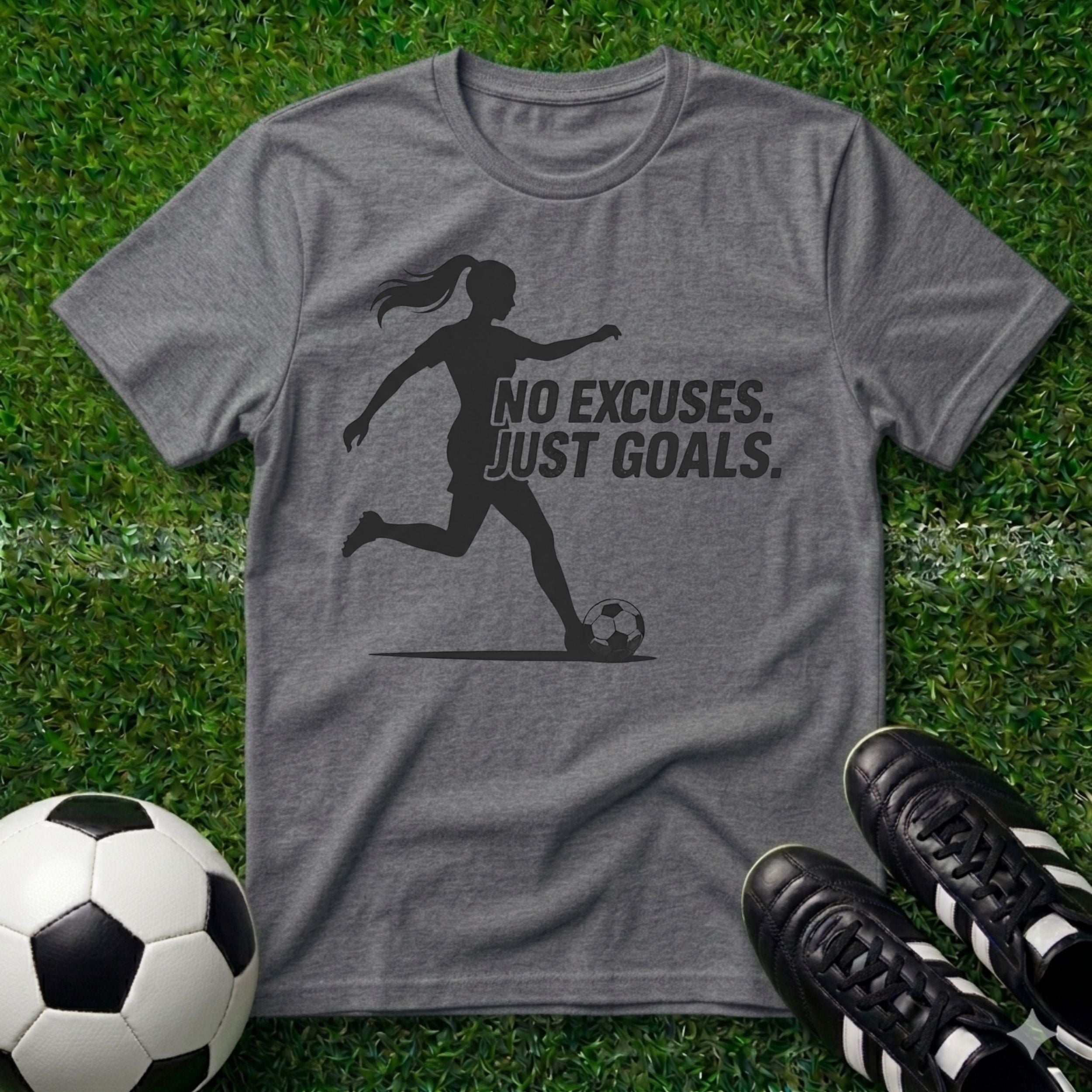 No Excuses Just Goals Female T-Shirt
