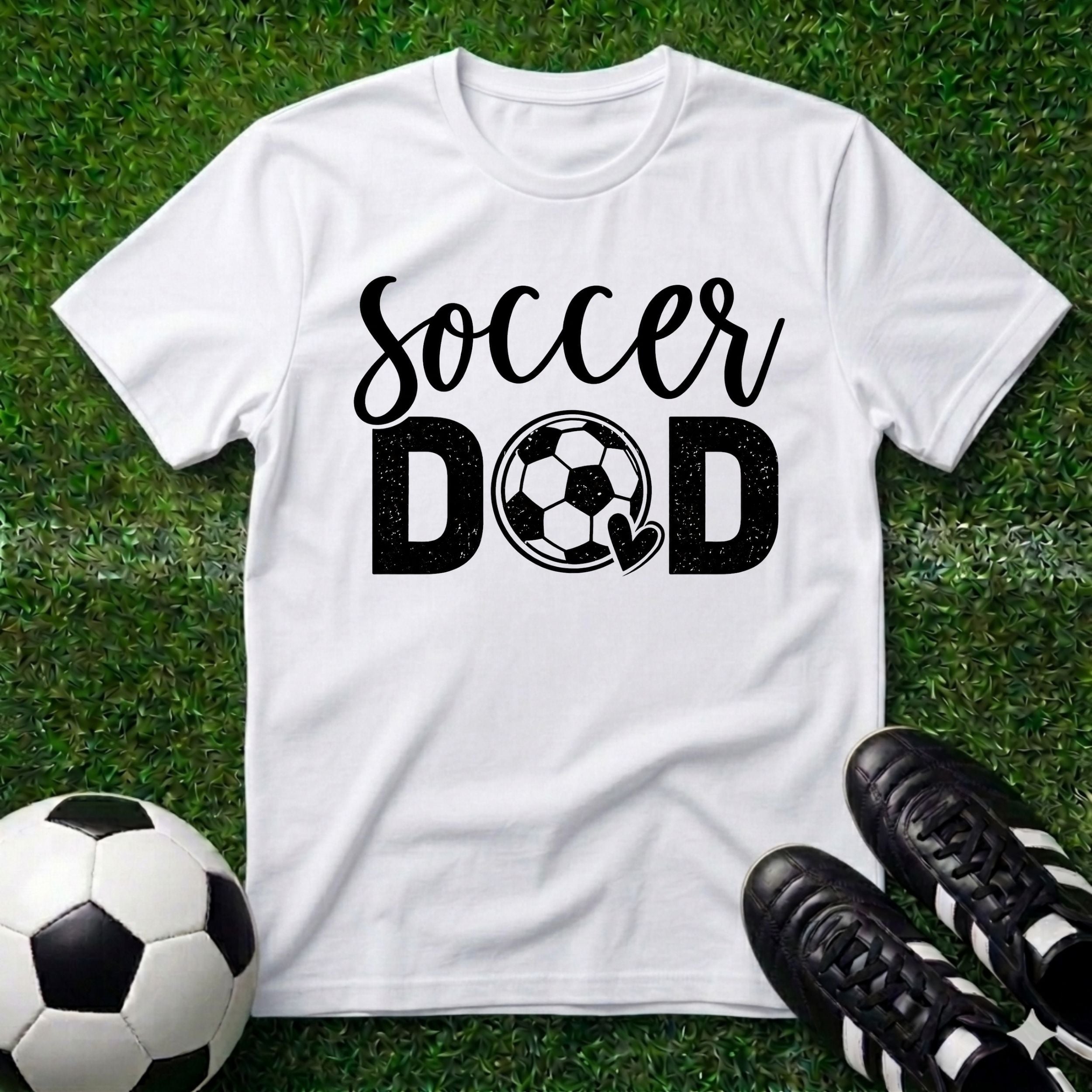 Soccer Dad with Heart T-Shirt
