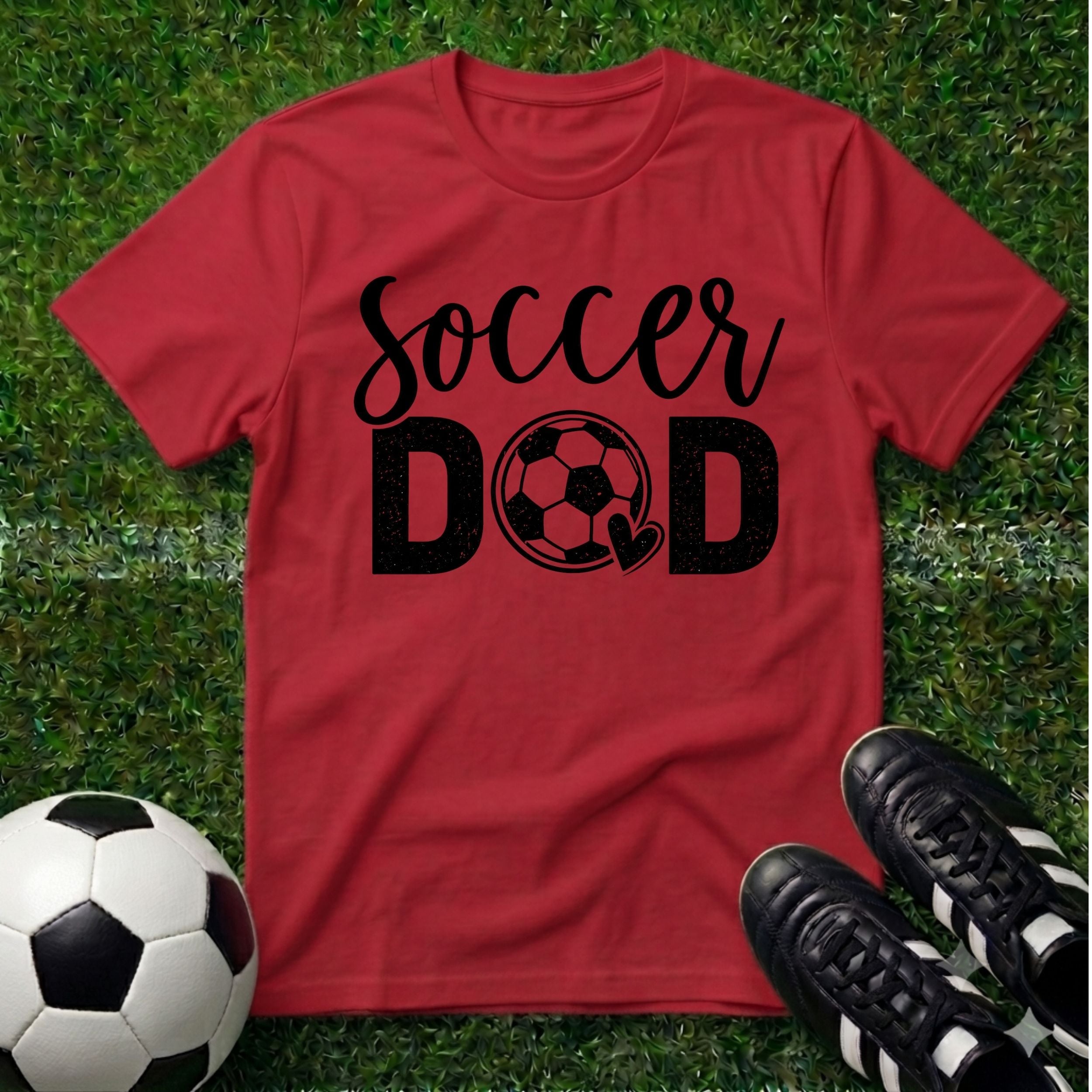 Soccer Dad with Heart T-Shirt