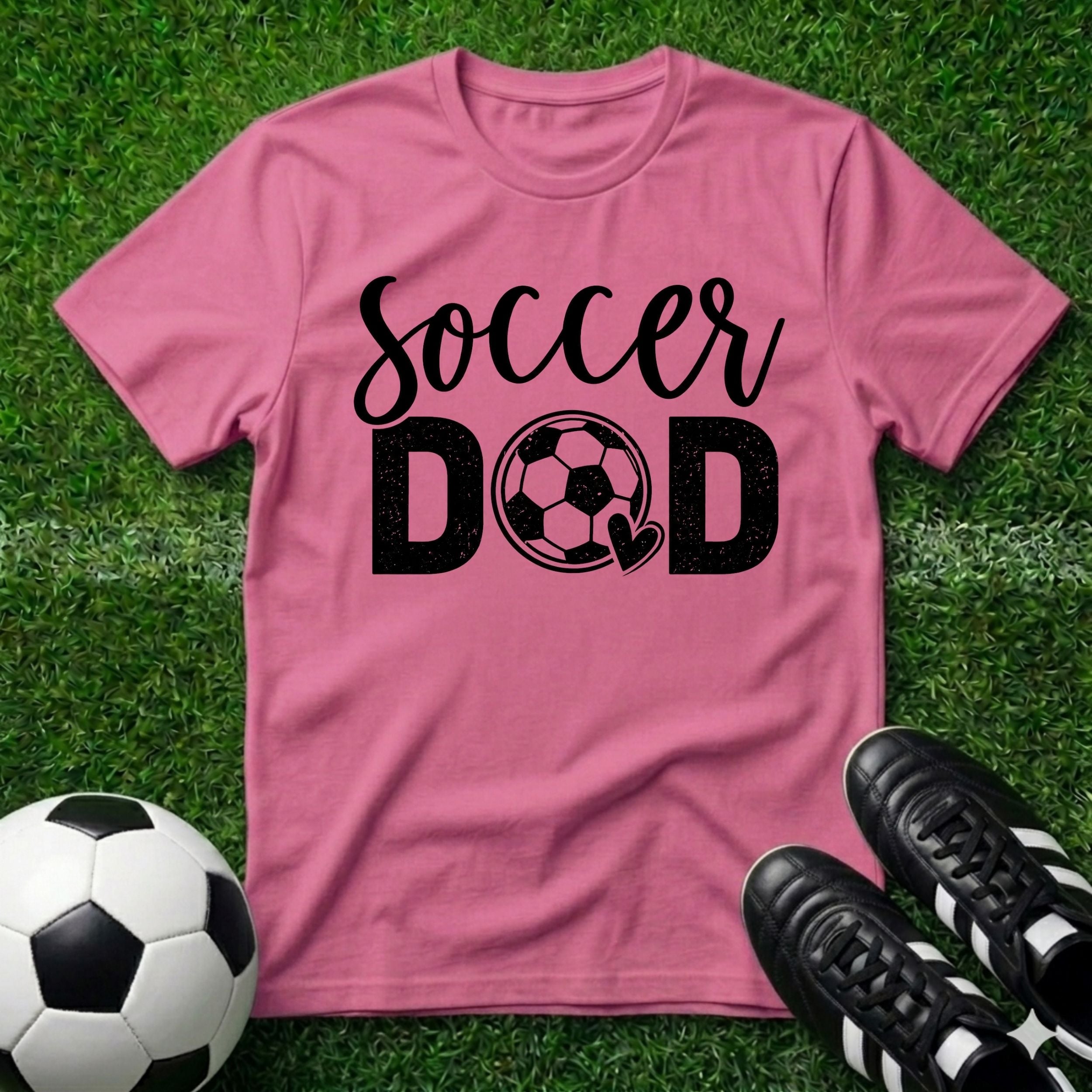Soccer Dad with Heart T-Shirt