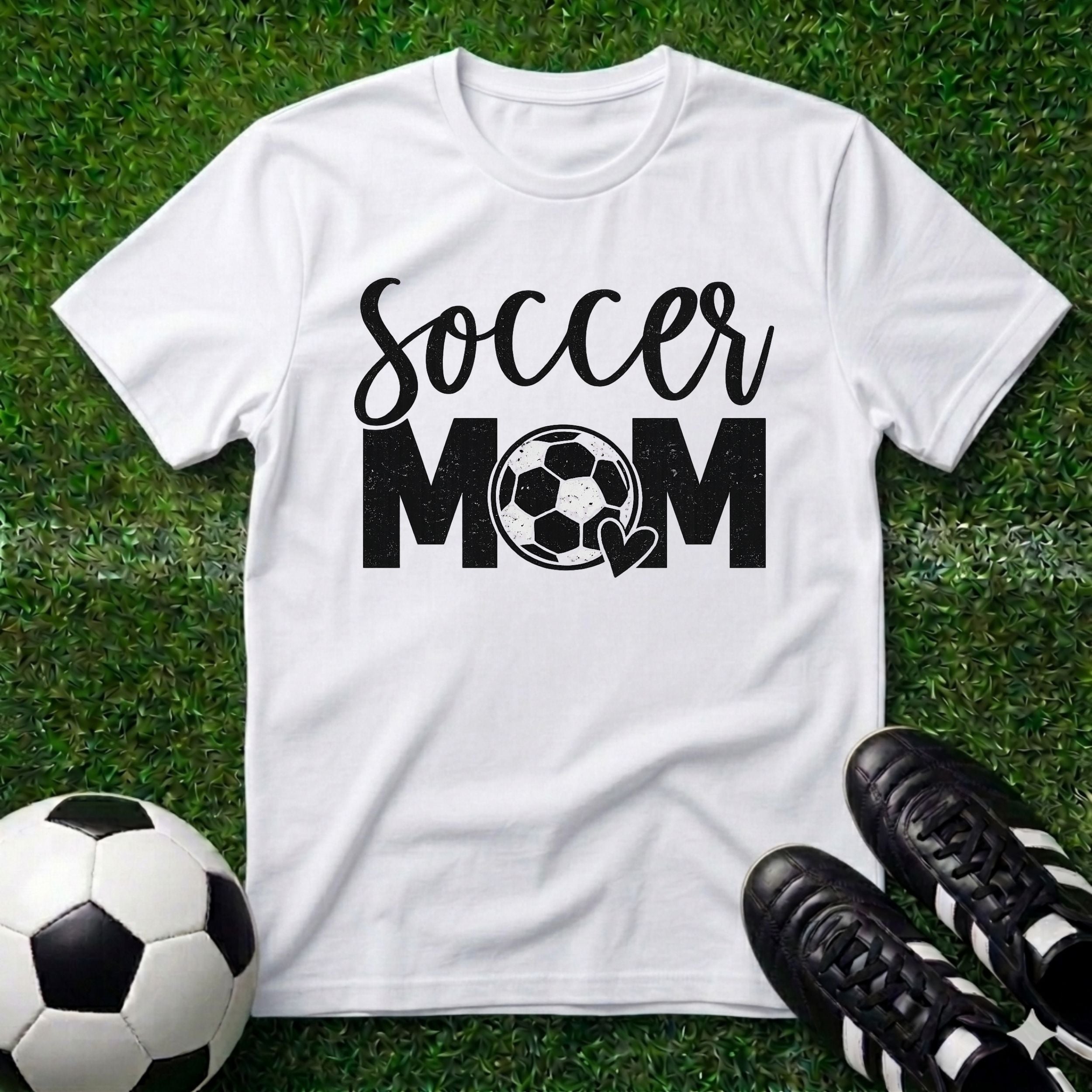 Soccer Mom with Heart T-Shirt