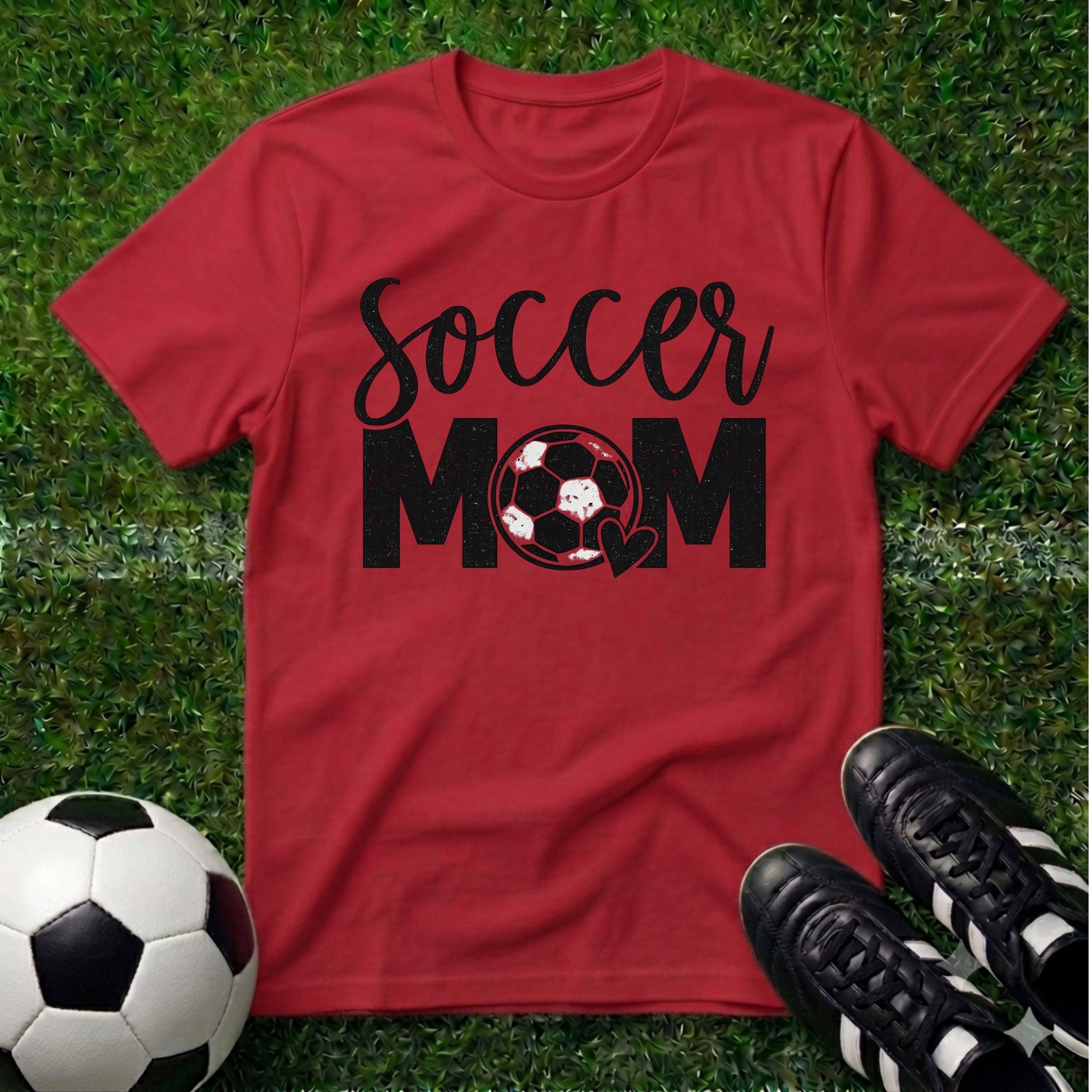 Soccer Mom with Heart T-Shirt