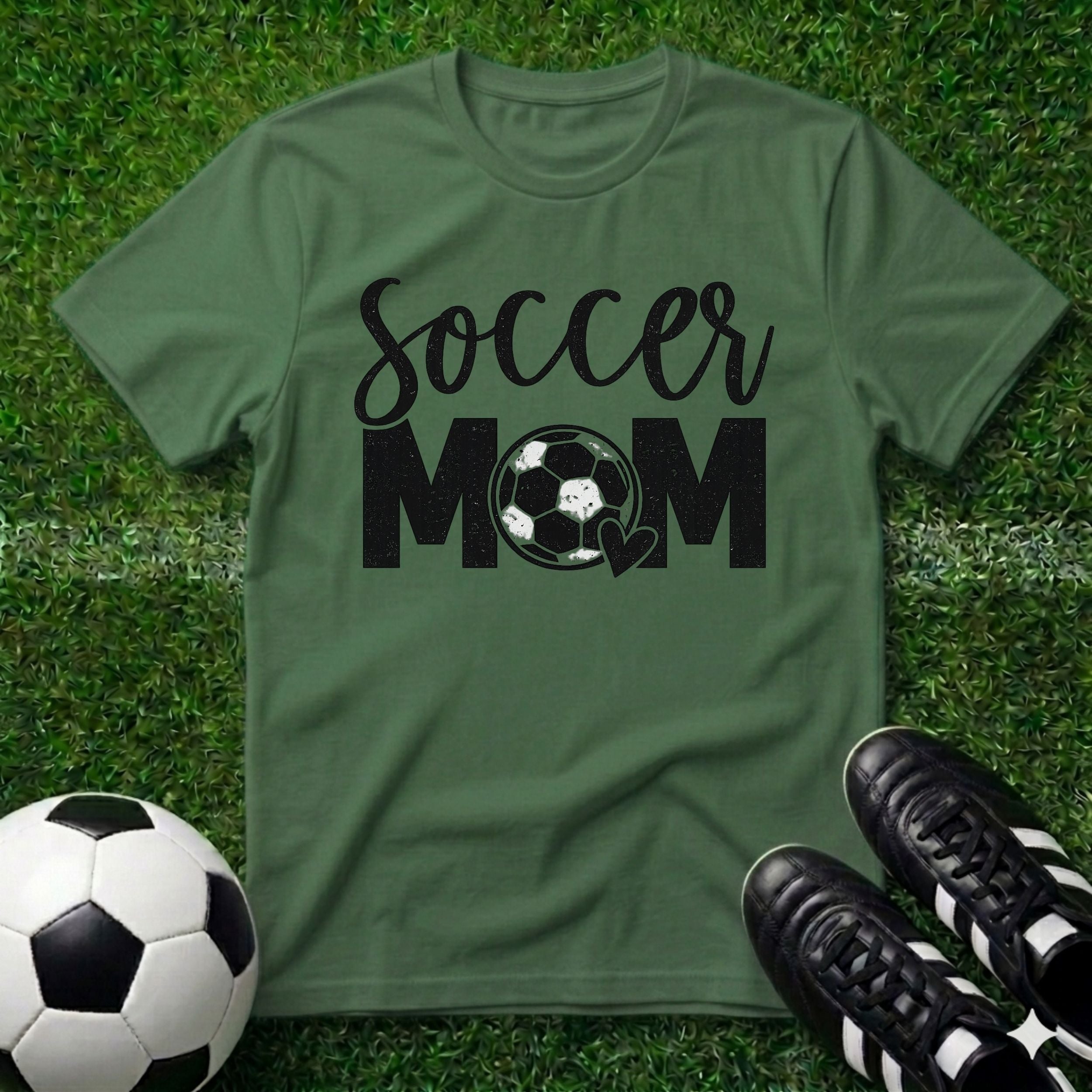 Soccer Mom with Heart T-Shirt