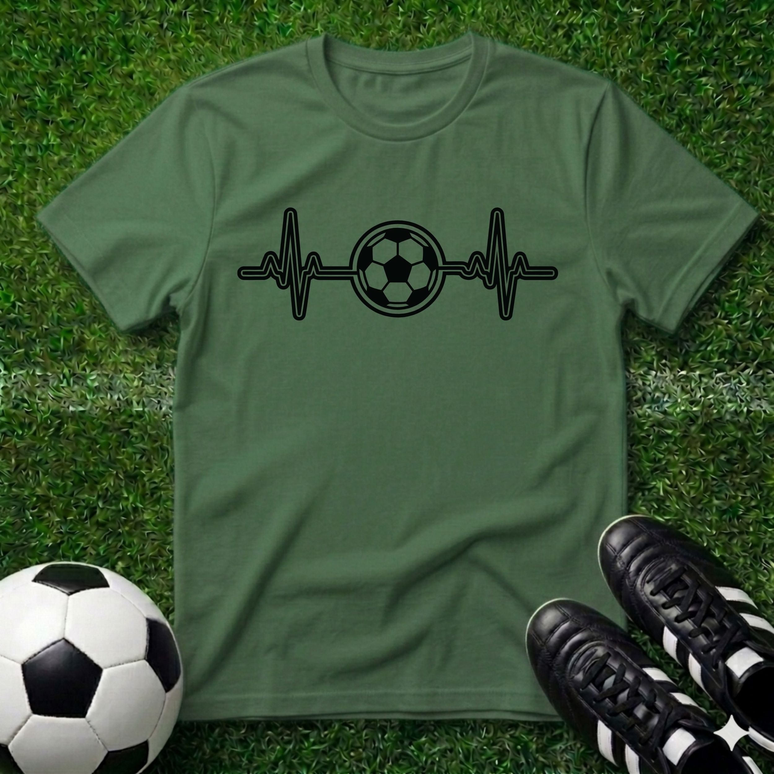 Soccer Heartbeat T-Shirt