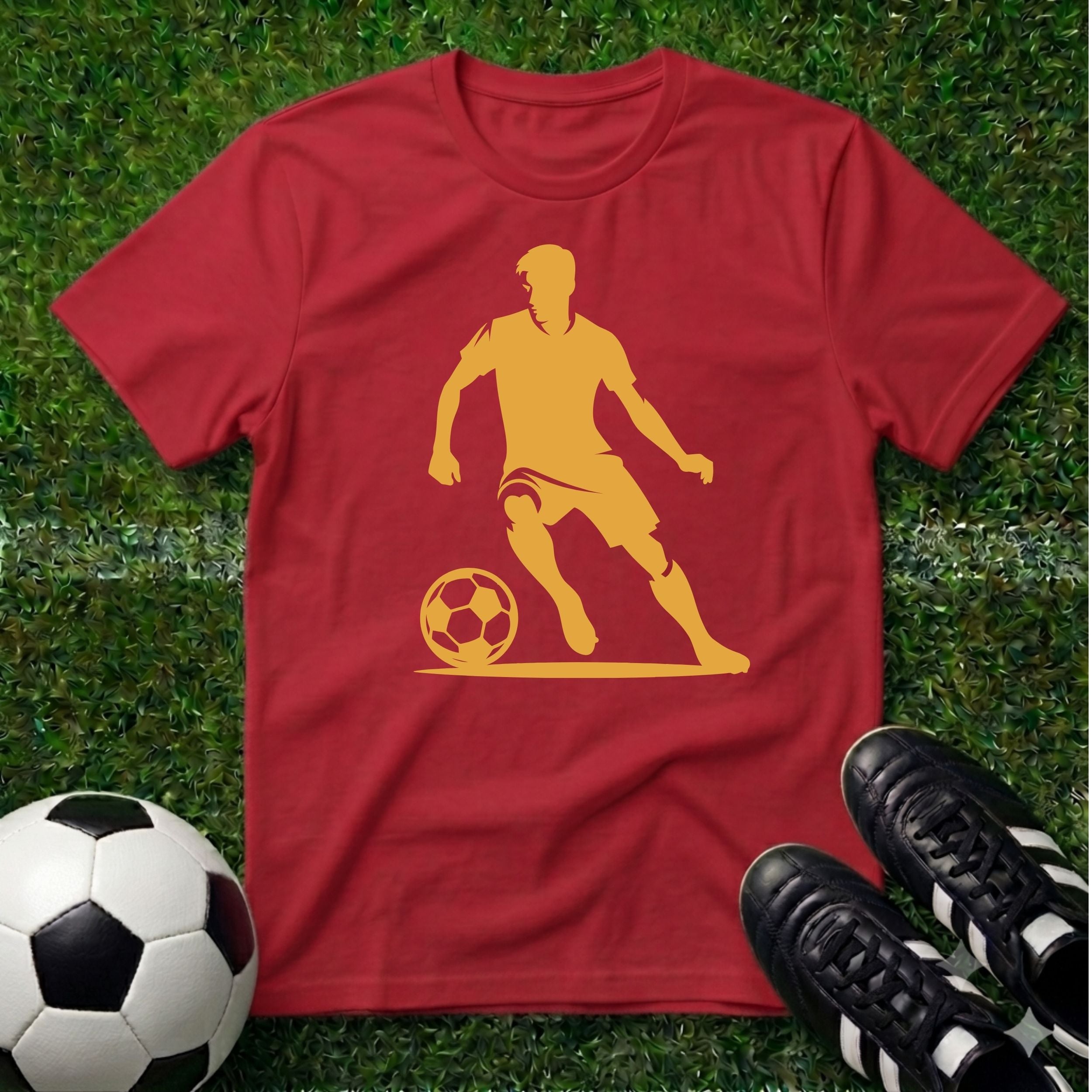 Soccer Graphic T-Shirt Yellow