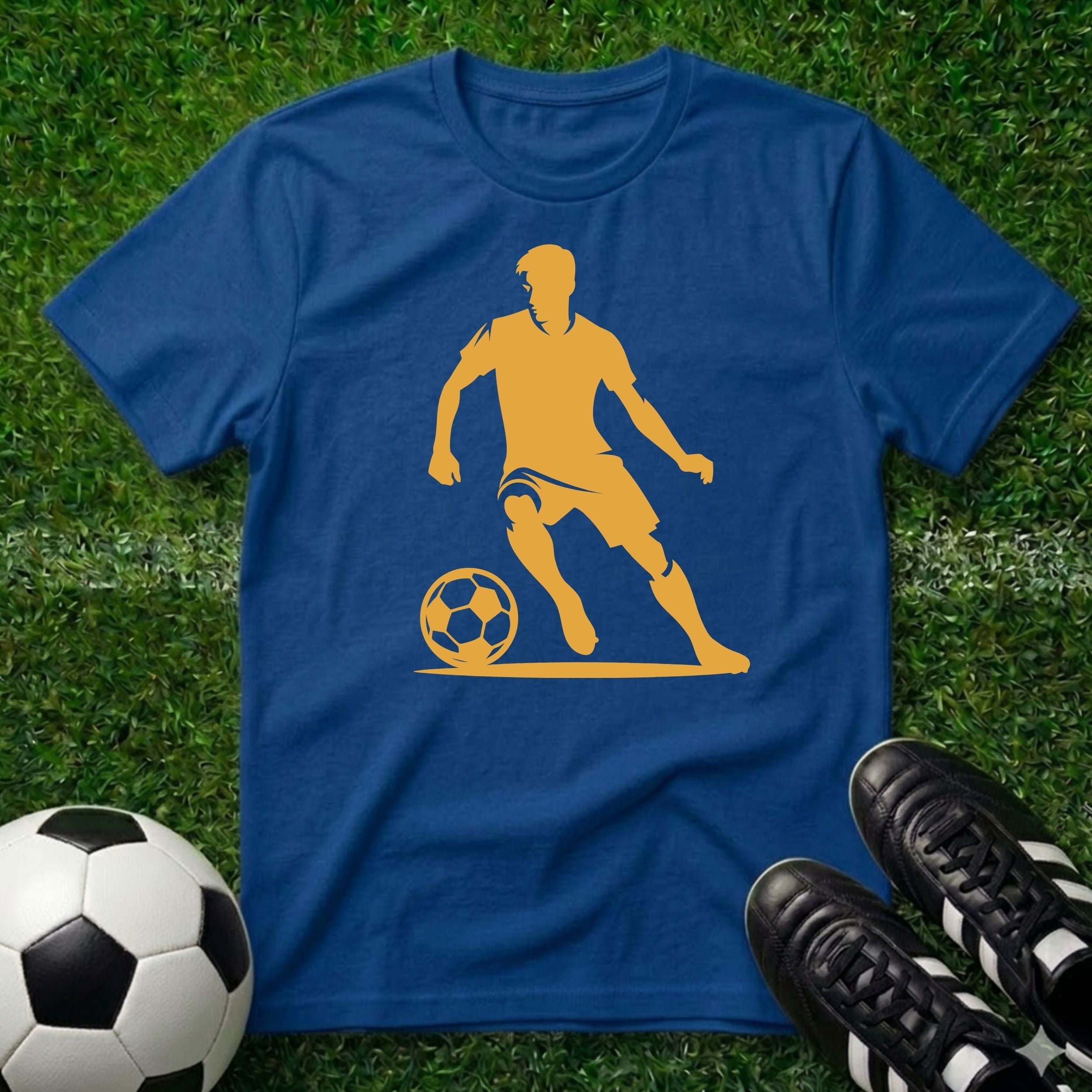 Soccer Graphic T-Shirt Yellow
