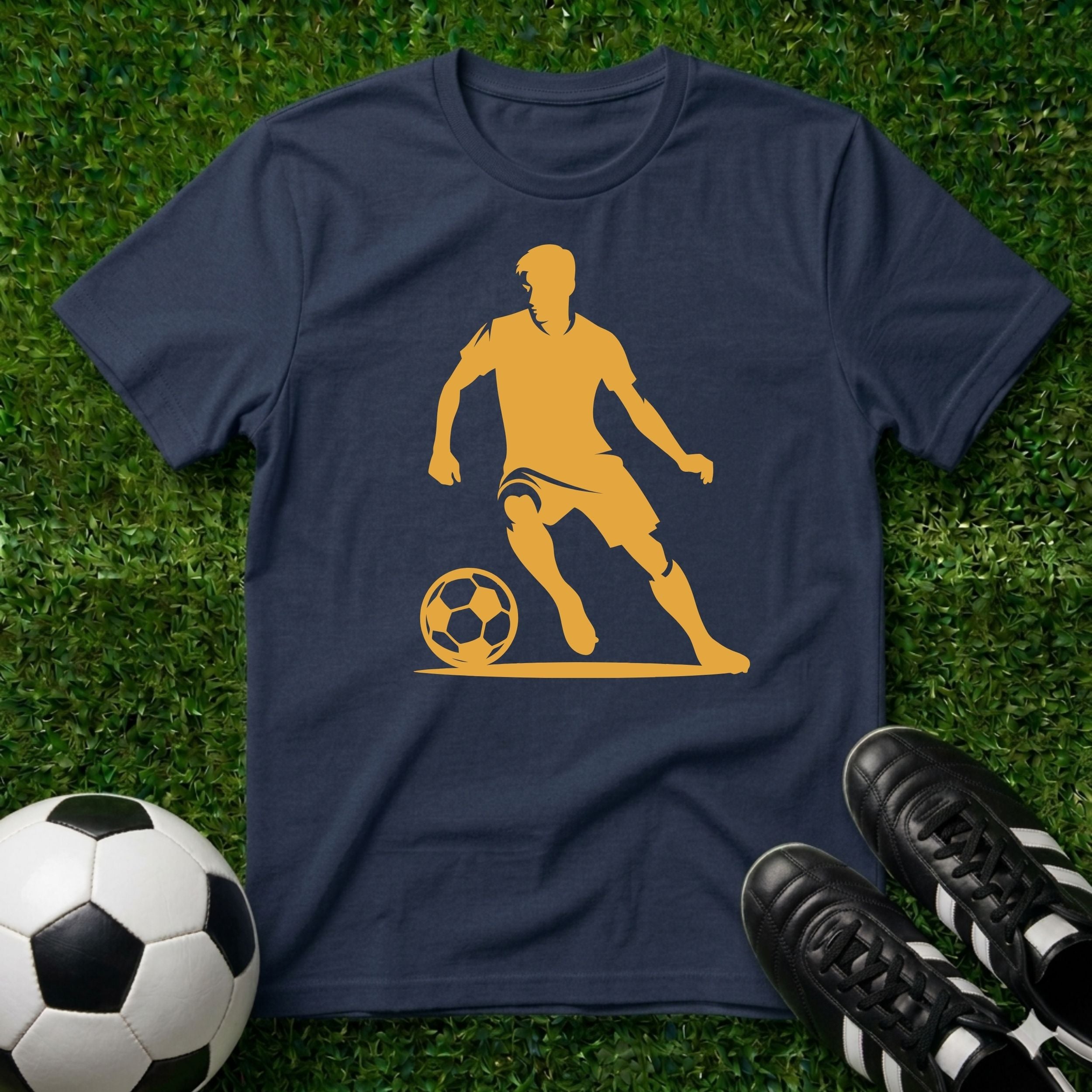 Soccer Graphic T-Shirt Yellow