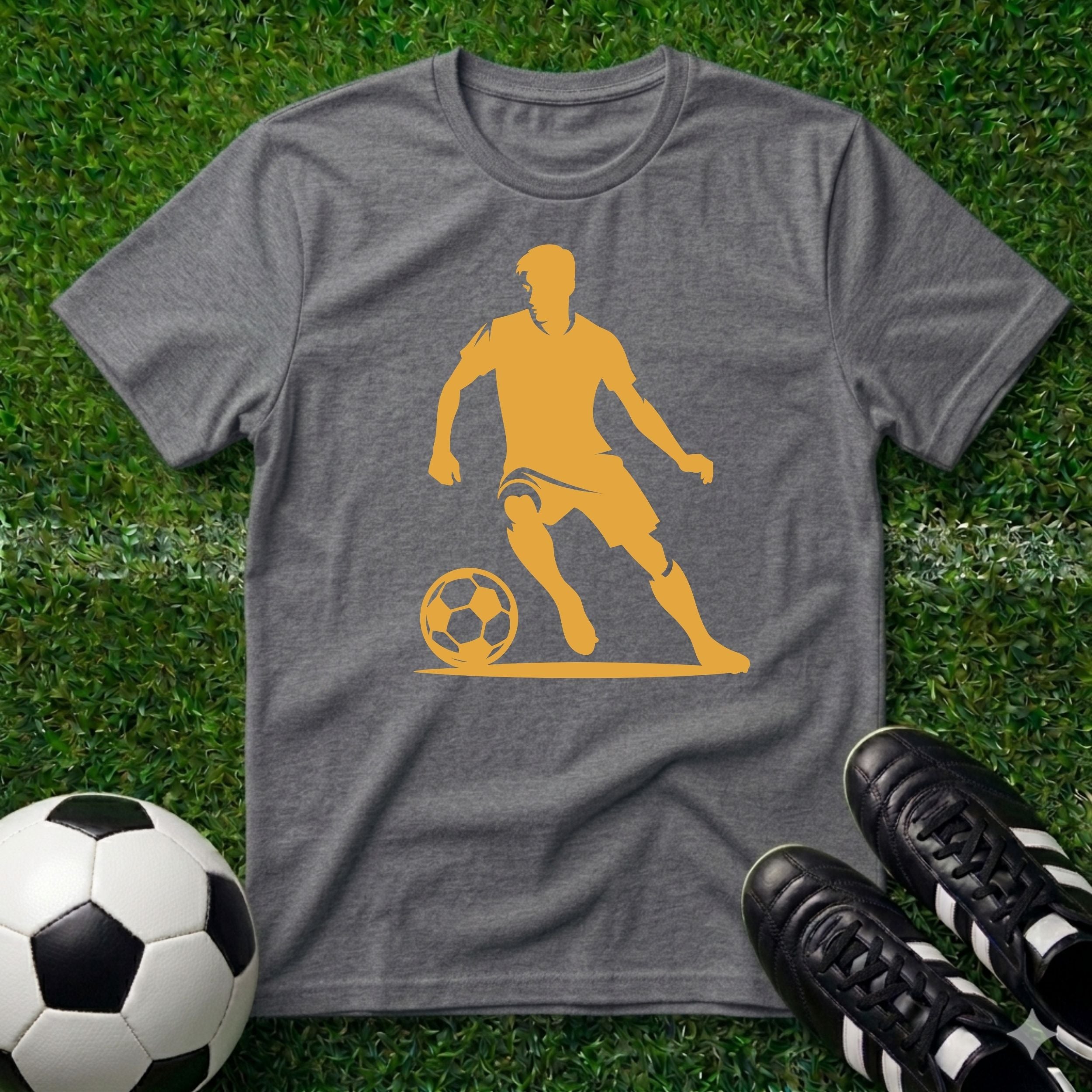 Soccer Graphic T-Shirt Yellow