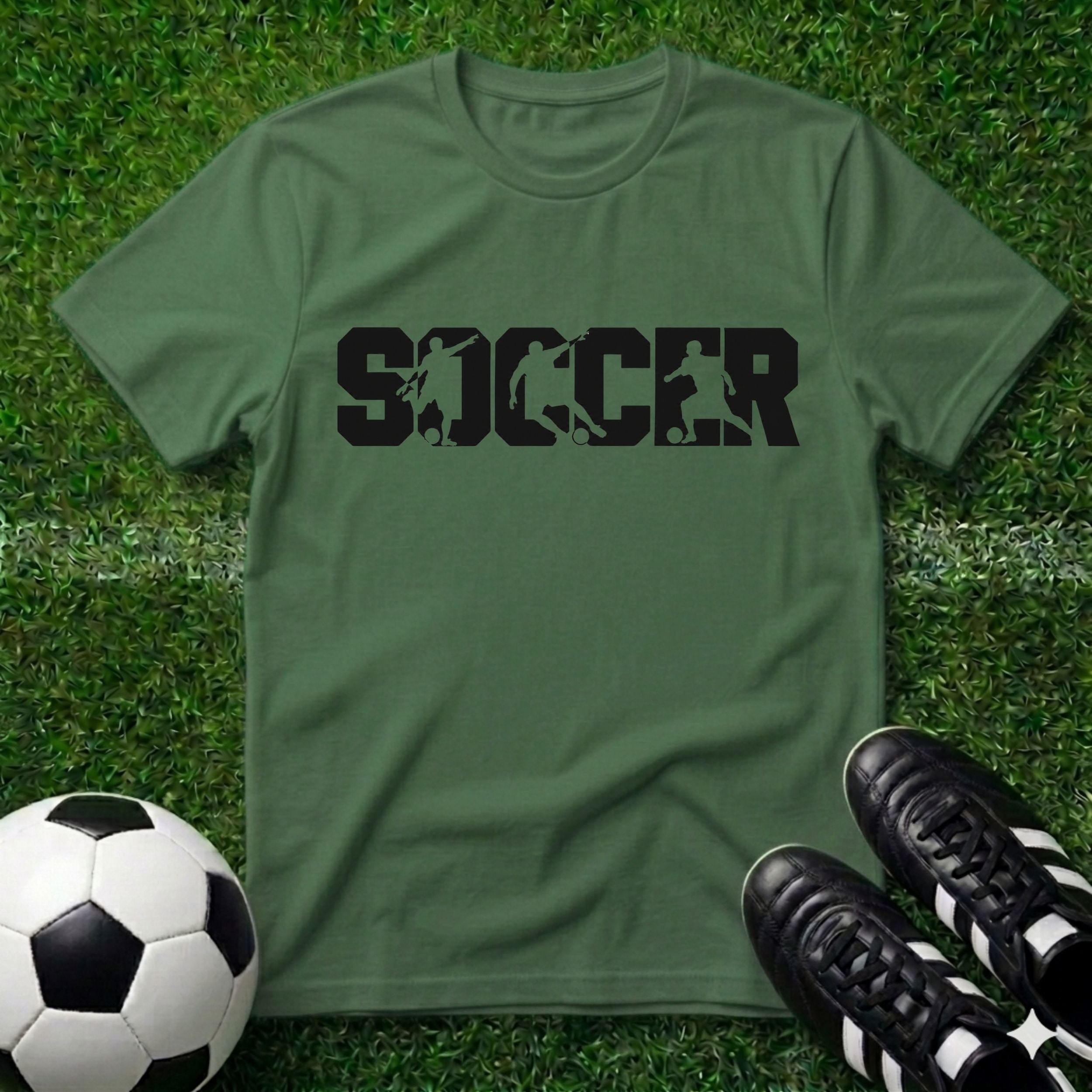 Soccer with Silhouettes T-Shirt