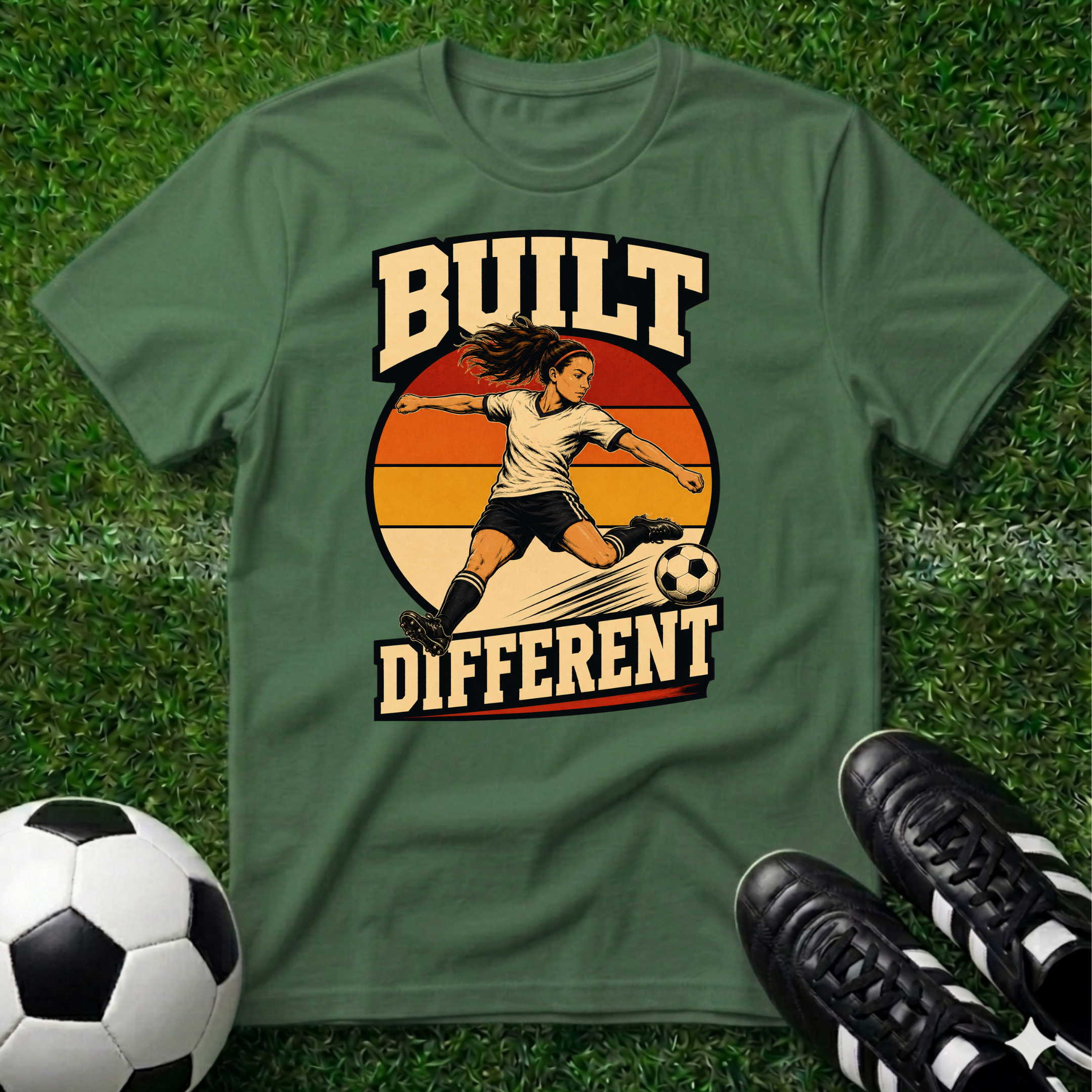 Built Different Female T-Shirt