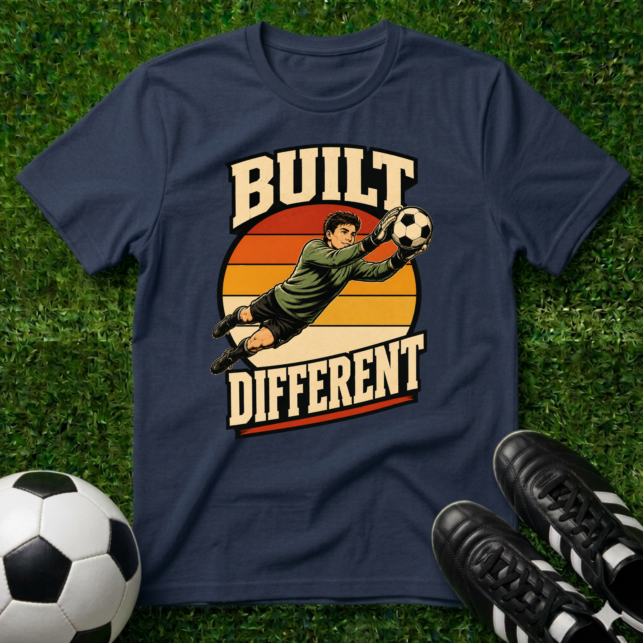 Built Different Goal Keeper T-Shirt