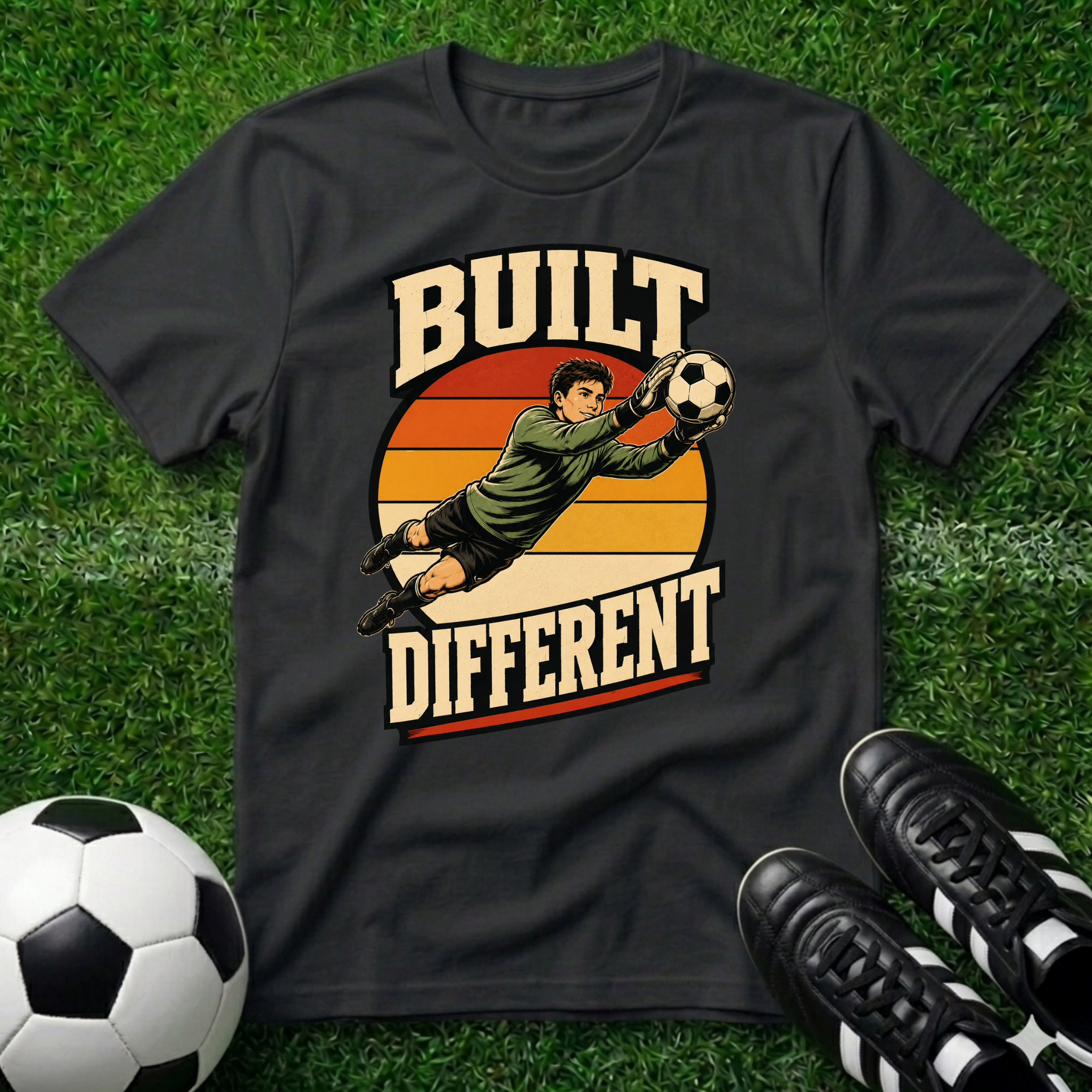 Built Different Goal Keeper T-Shirt