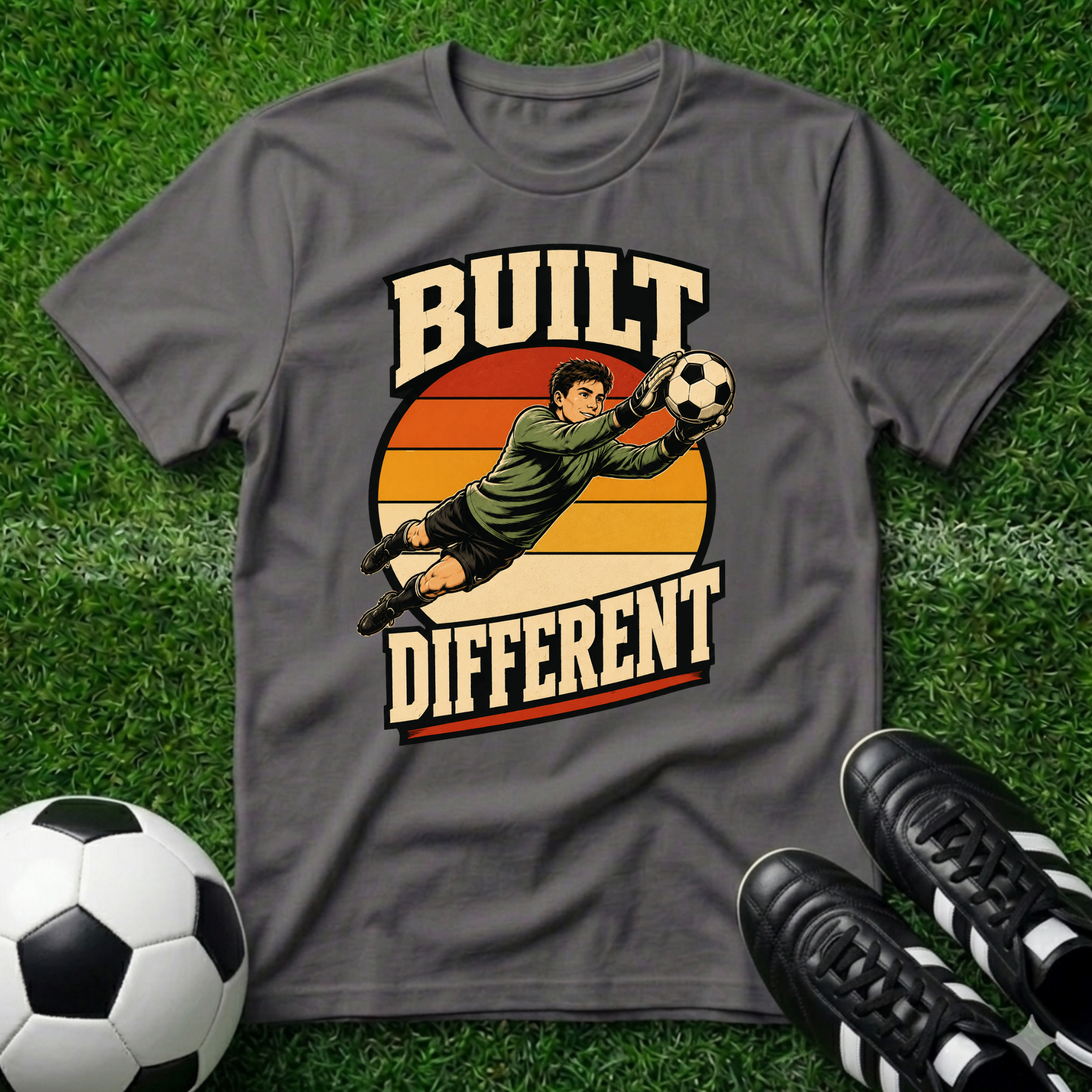 Built Different Goal Keeper T-Shirt