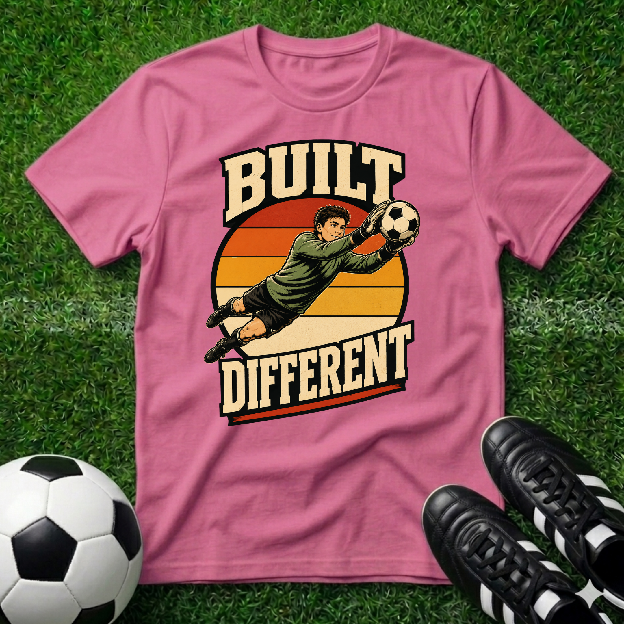 Built Different Goal Keeper T-Shirt