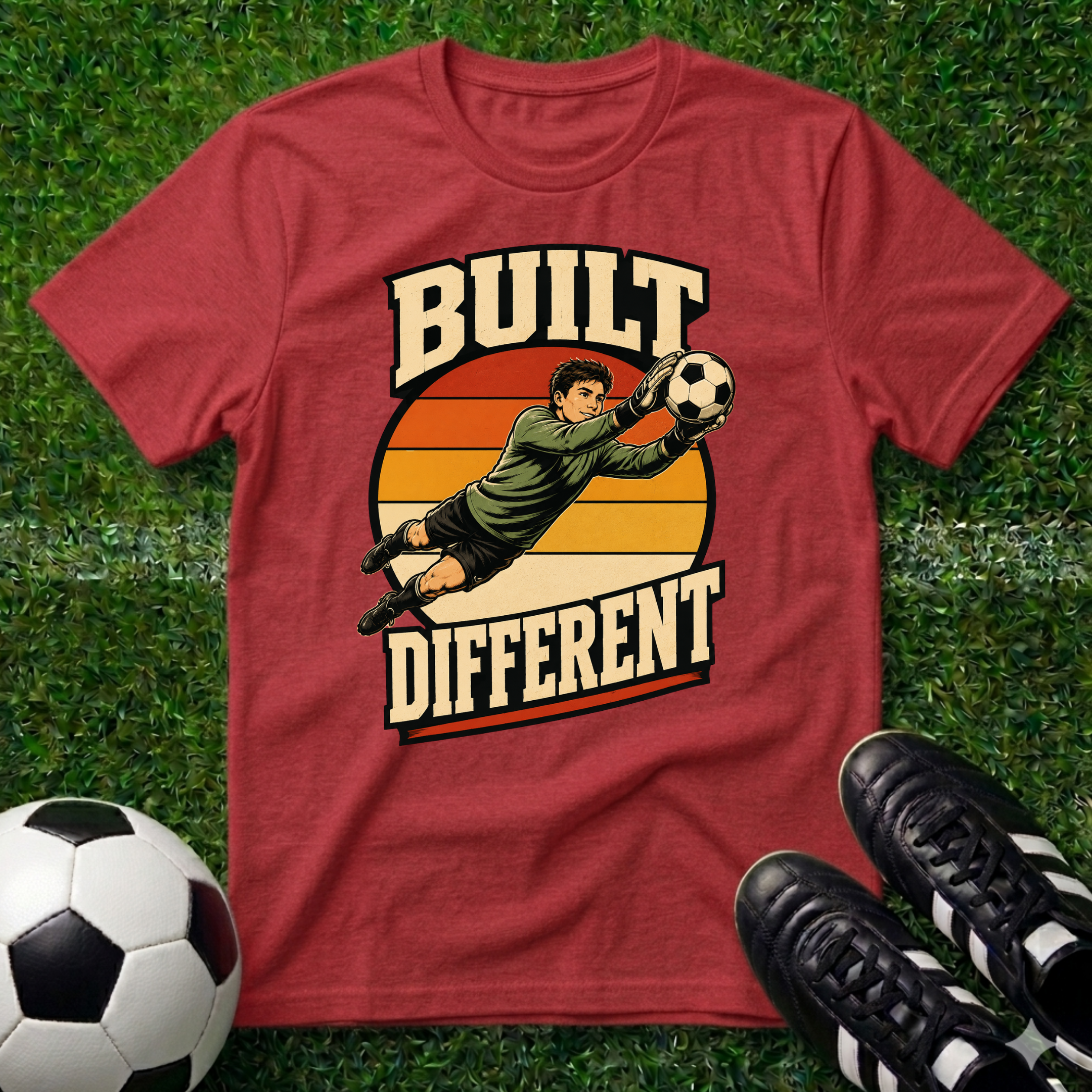 Built Different Goal Keeper T-Shirt