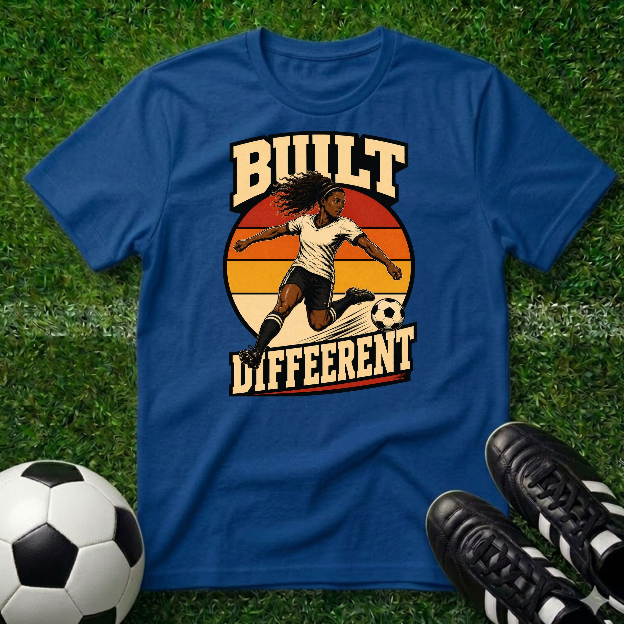 Built Different African American Female T-Shirt