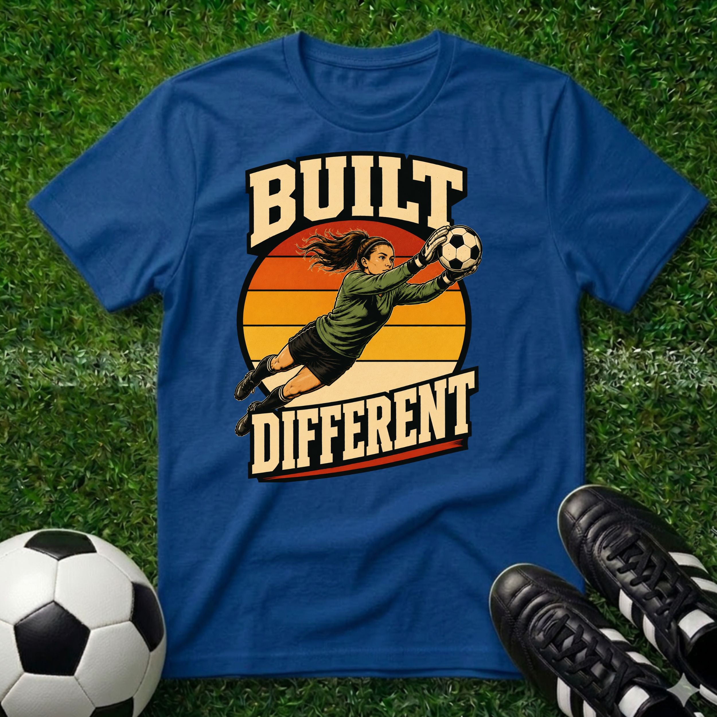 Built Different Goal Keeper Female T-Shirt
