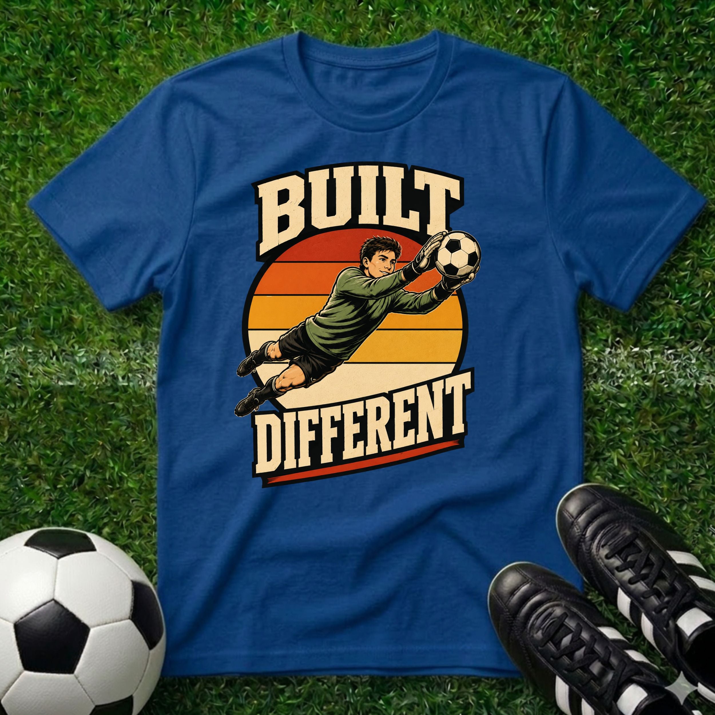 Built Different Goal Keeper T-Shirt