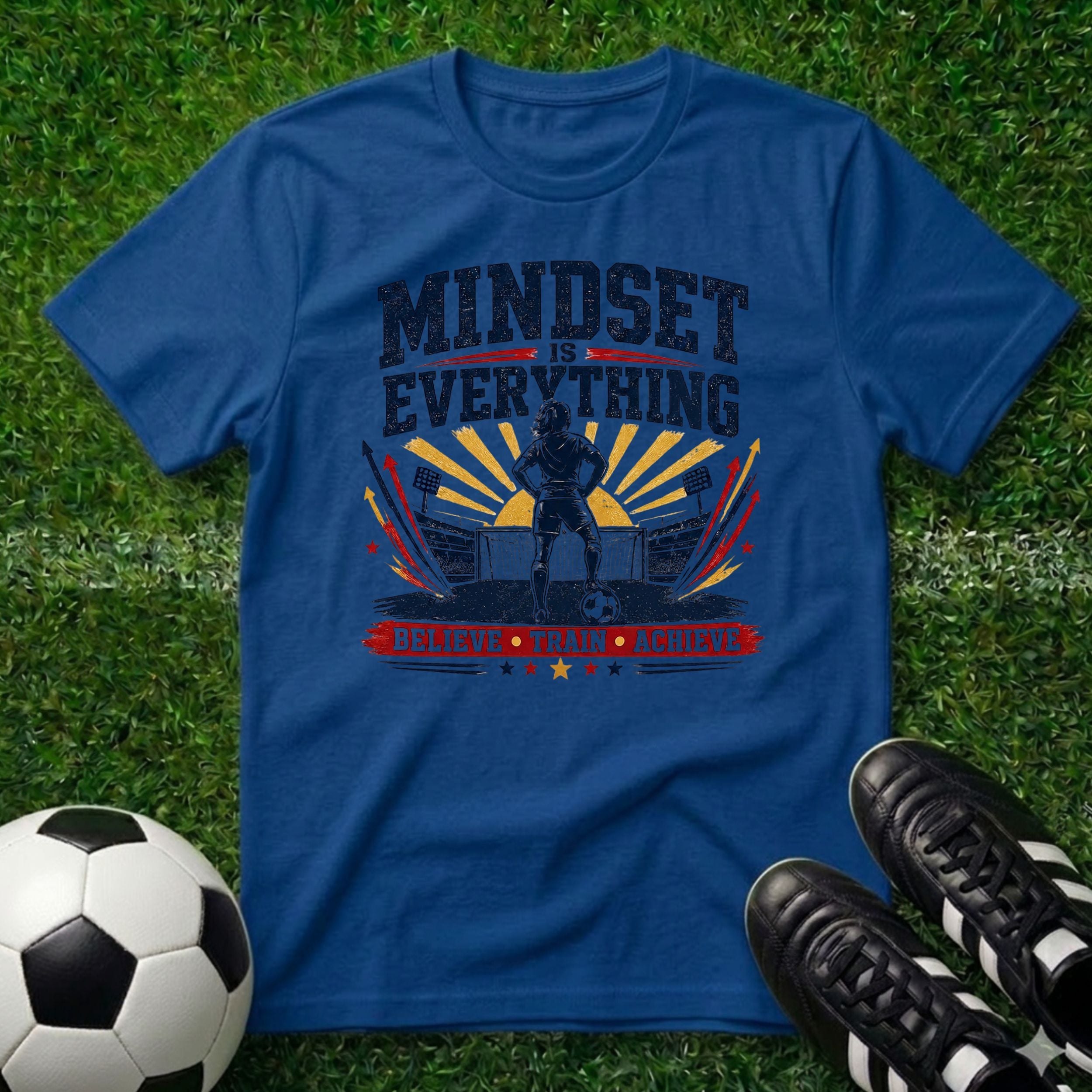 Mindset is Everything Female Soccer T-Shirt