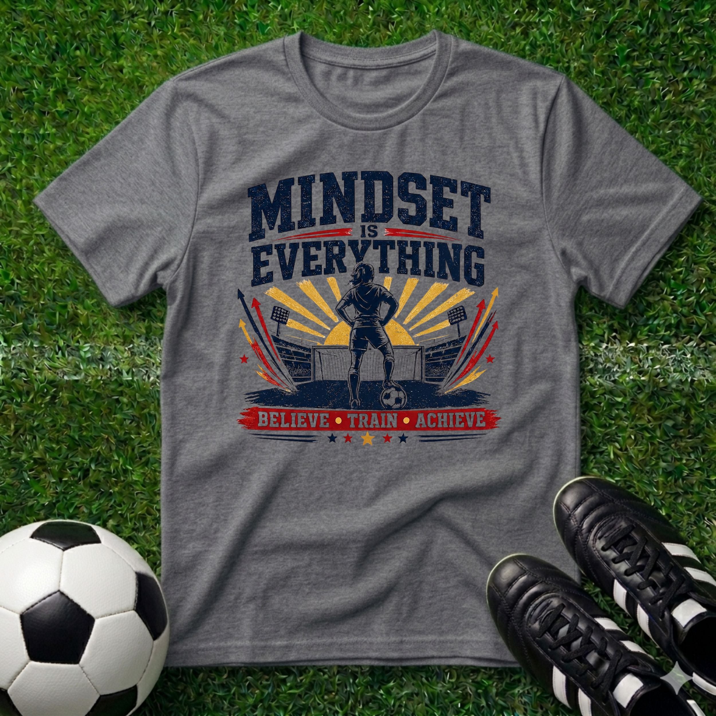 Mindset is Everything Female Soccer T-Shirt